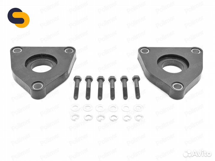 15-15-032/20 - Проставки увеличения клиренса передних стоек fiat - полиуретан 20 мм