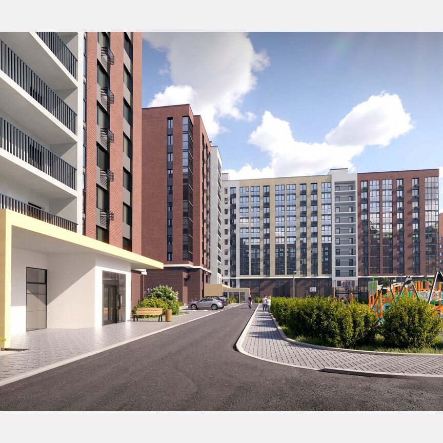 2-к. квартира, 52,4 м², 2/10 эт.