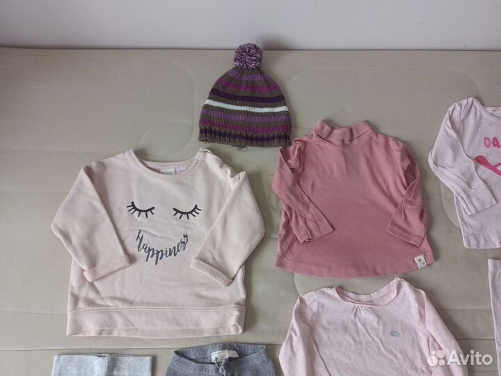 Вещи фирменные пакетом для девочки р.86