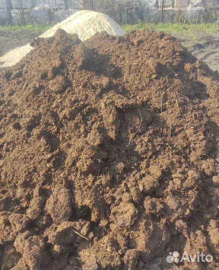 Навоз конский, перегной