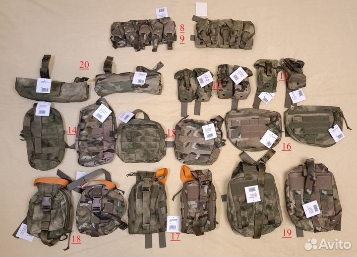 Подсумки Ссо(оригинал) бк, аптечные, утилитки