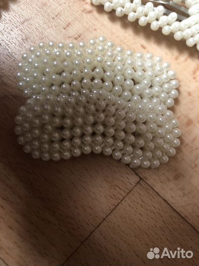 Заколки жемчуг