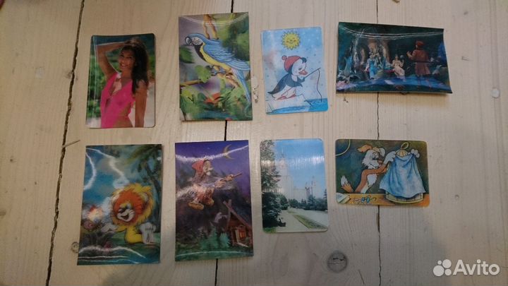 Календарики галографические 1984-1991