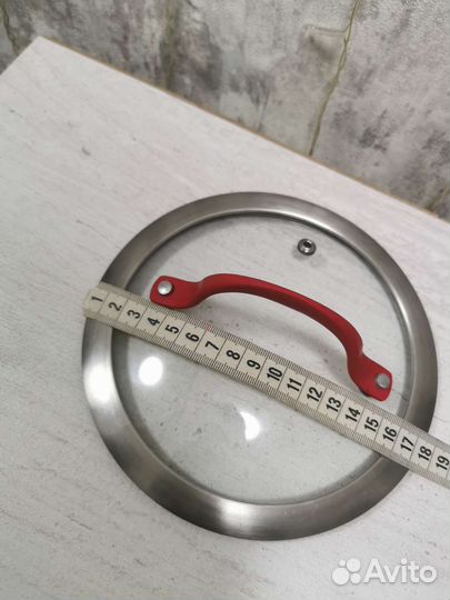 Крышка стеклянная с ручкой 17 см