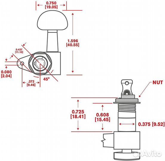 Локовые колки Planet Waves pwat-332L Auto-Trim