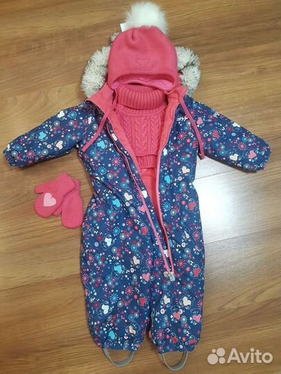 Шапка, варежки Crockid