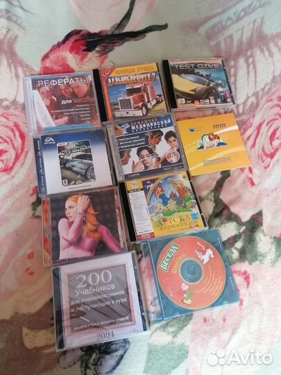 Продаю диски на них фильмы, игры, музыка