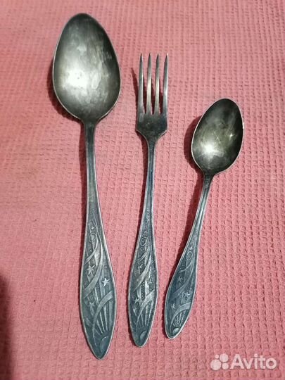 Мельхиоровый набор