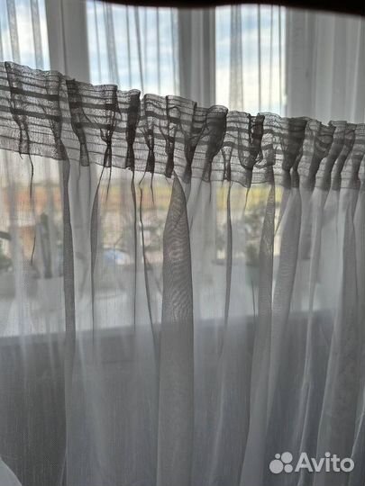 Тюль под лен бу