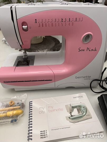Швейная машина bernette sublime Sew Pink