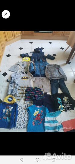 Вещи пакетом на мальчика 110 - 116