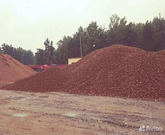 Отсев розовый