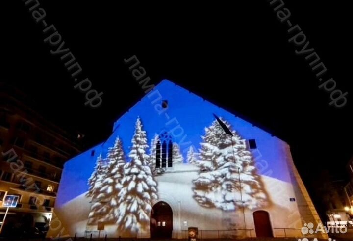 Яркий гобо проектор для проекций изображений