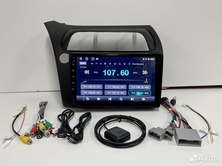 Магнитола Honda Civic 5D 2/32гб на андроид