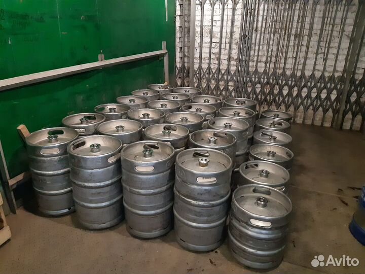 Кеги 30 и 50 литров DIN фитинг 