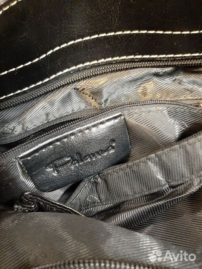 Сумка кожа чёрная женская Palama