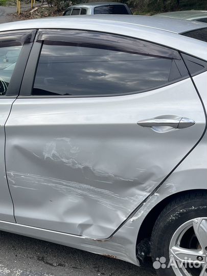 Дверь задняя левая hyundai elantra