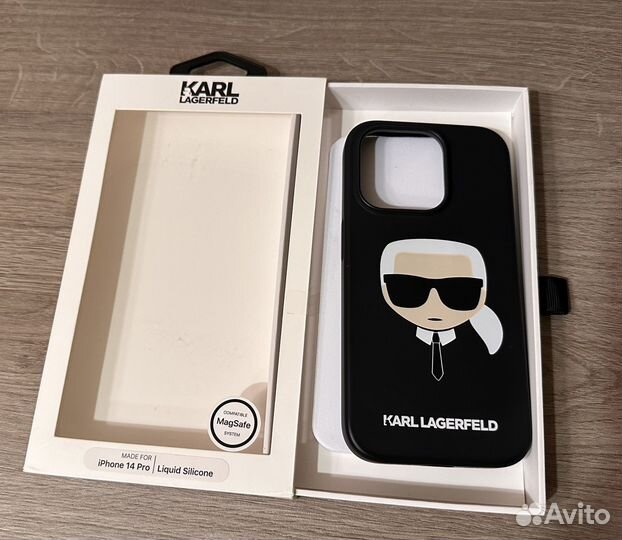 Чехол Karl Lagerfeld Silicone на iPhone 14 Pro