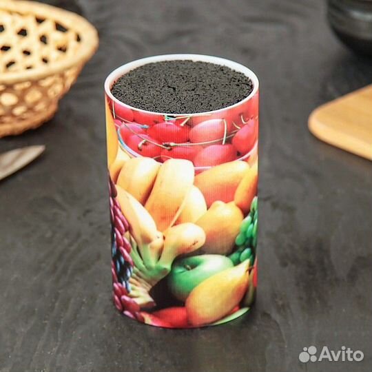 Подставка для ножей с наполнителем «Фрукты», 149 с