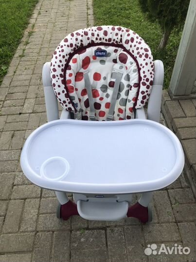 Детский стульчик для кормления chicco polly progre