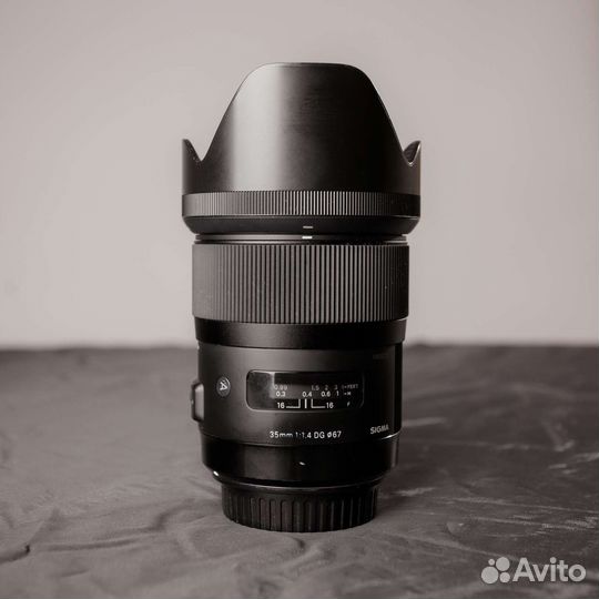 Объектив sigma 35 mm 1 4 canon ef