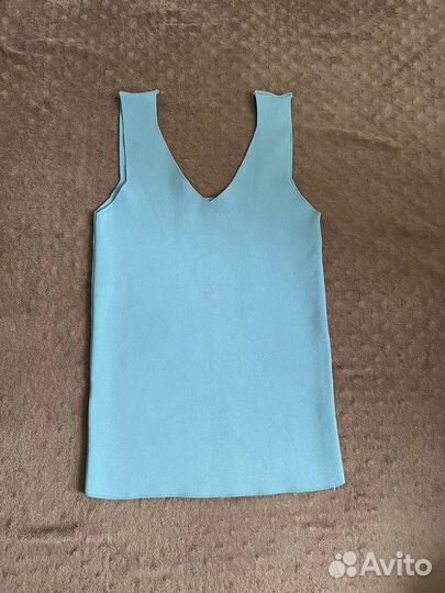 Голубой топ Poodle