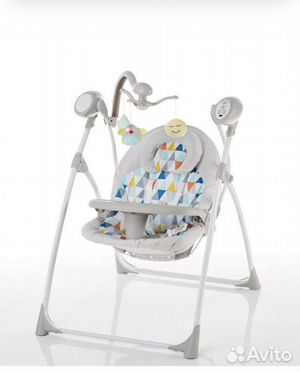 Детские качели шезлонг с рождения