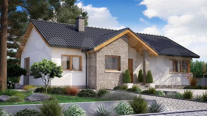 Дом 92 м² на участке 8 сот.