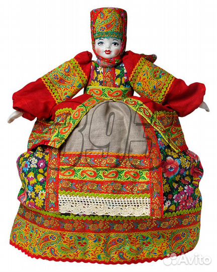 Кукла на чайник для самовара Боярыня узоры (15345)