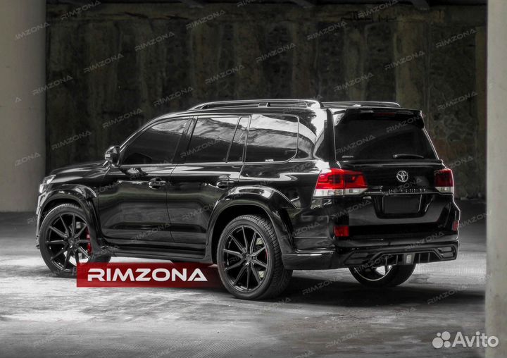 Кованые диски R22 на Крузак 300