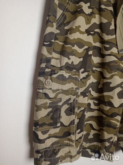 Шорты Карго камуфляж 50р 100 %-хлопок