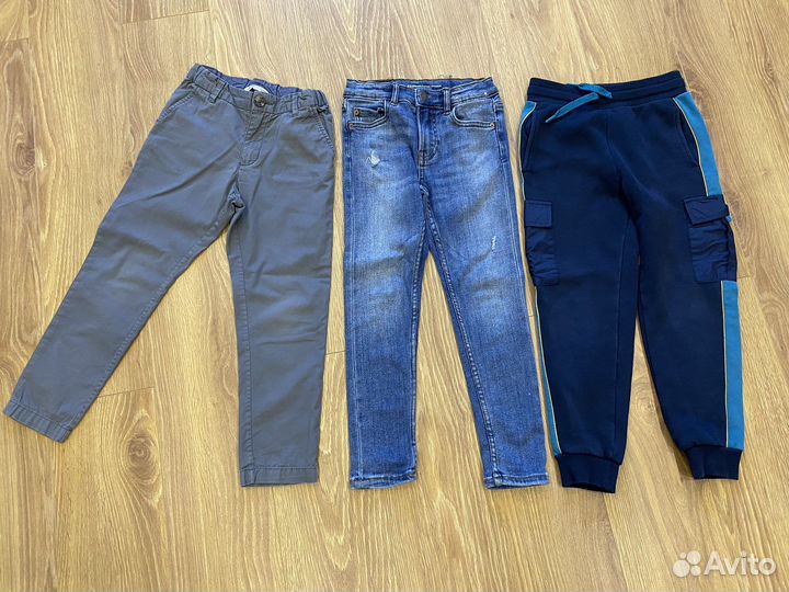 Пакет фирменых вещей на мальчика 5-6 лет