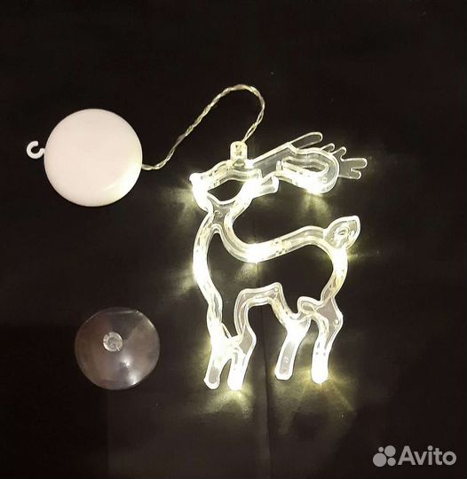 Светодиодные фигуры на подвесе, 12 см