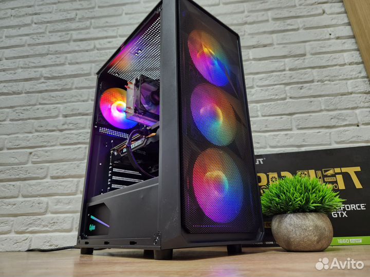 Игровой пк gtx 1660super/Ryzen 5/16gb