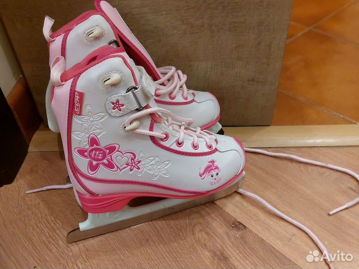 Коньки детские для девочки 30