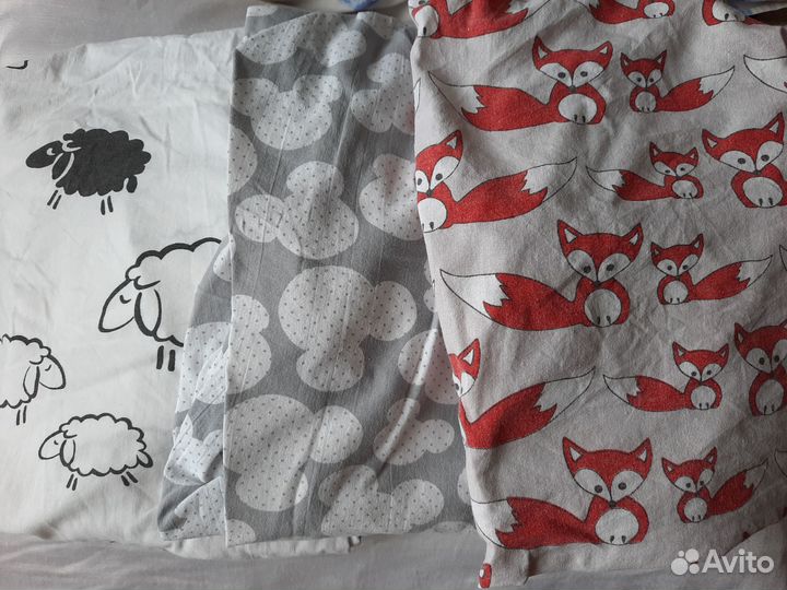 Простынь на резинке 120 60