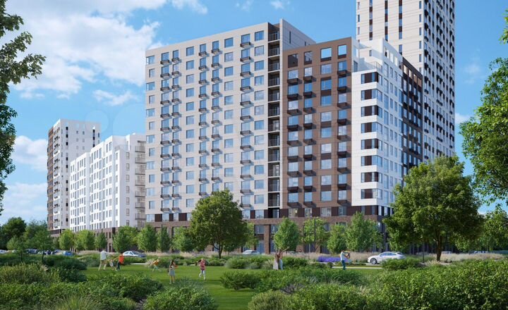2-к. квартира, 62,8 м², 5/25 эт.
