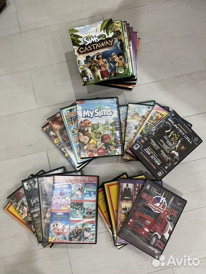 CD Диски с играми, фильмами, мультф
