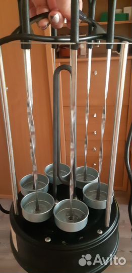 Электрошашлычница новая