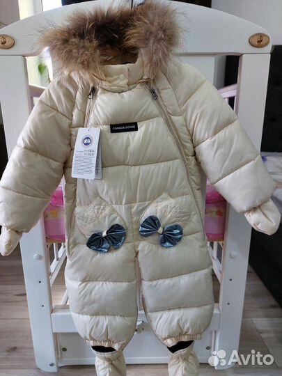 Зимний комбинезон новый Canada goose 80-86