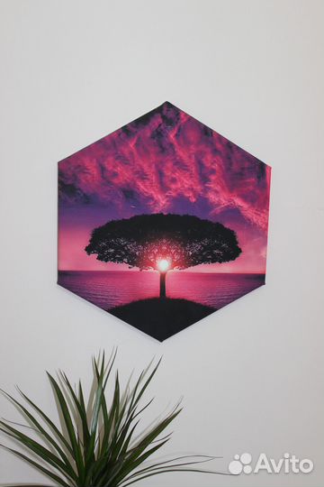 Фото на холсте, печать на холсте, фигурные холсты