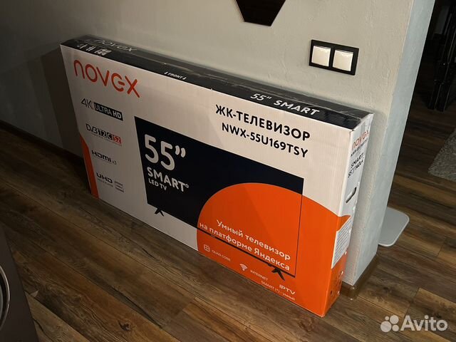 Телевизор Novex 55 дюймов Smart 4K WiFi Новый купить в Москве ...