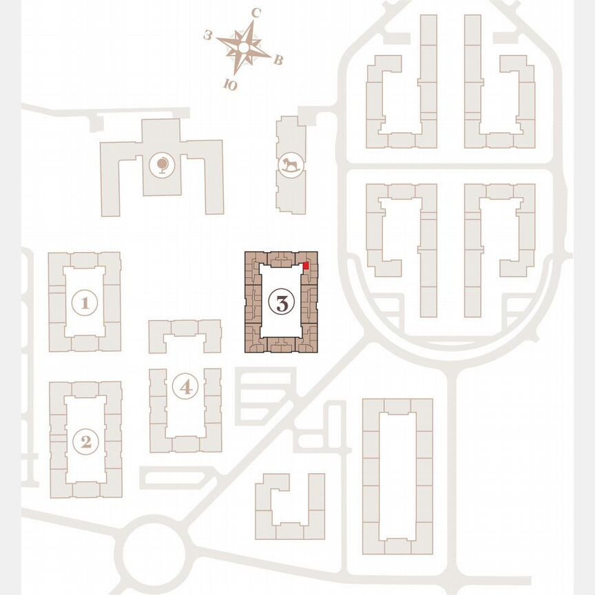 Квартира-студия, 27,7 м², 3/4 эт.