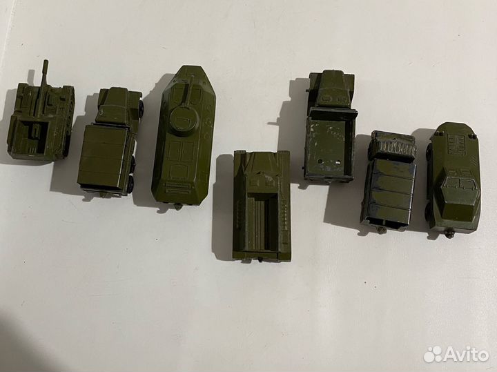 Машинки военные металл СССР