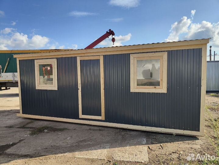 Бытовка деревянная утепленная с электрикой