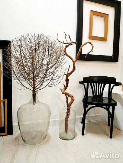 Бутыль ваза стеклянная большая 10л