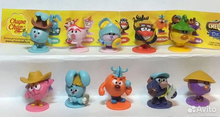 Серии киндер, чупа-чупс, некиндер