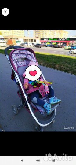 Коляска детская прогулочная, складная