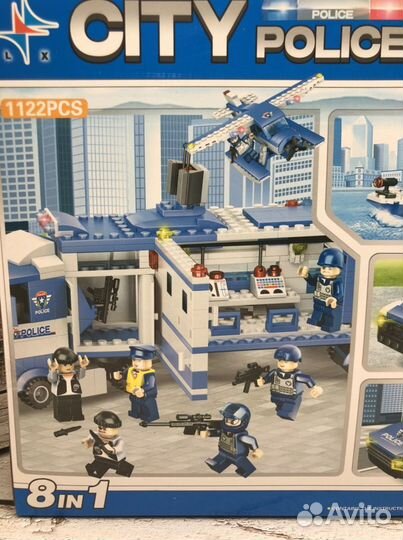 Набор лего сити Lego City аналог 8 в 1