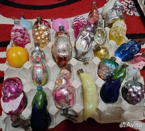 Ёлочные игрушки СССР